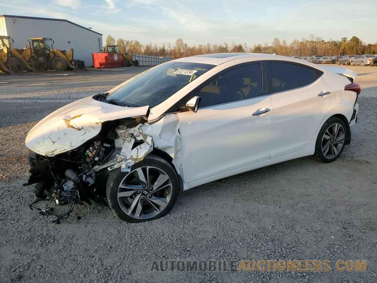 5NPDH4AE0EH492907 HYUNDAI ELANTRA 2014