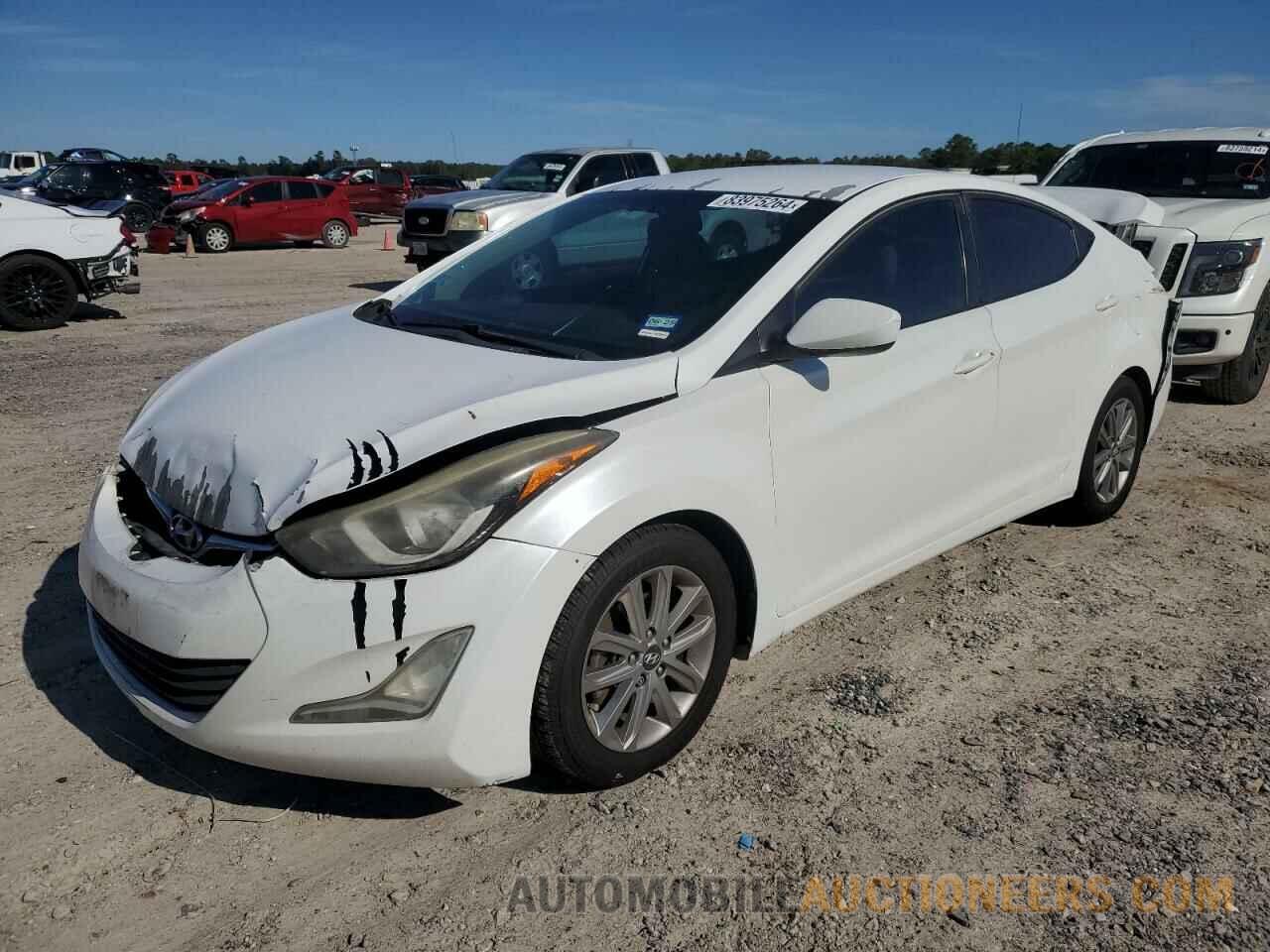 5NPDH4AE0EH495984 HYUNDAI ELANTRA 2014