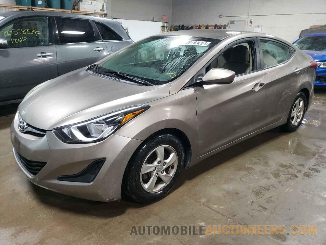 5NPDH4AE0EH514663 HYUNDAI ELANTRA 2014