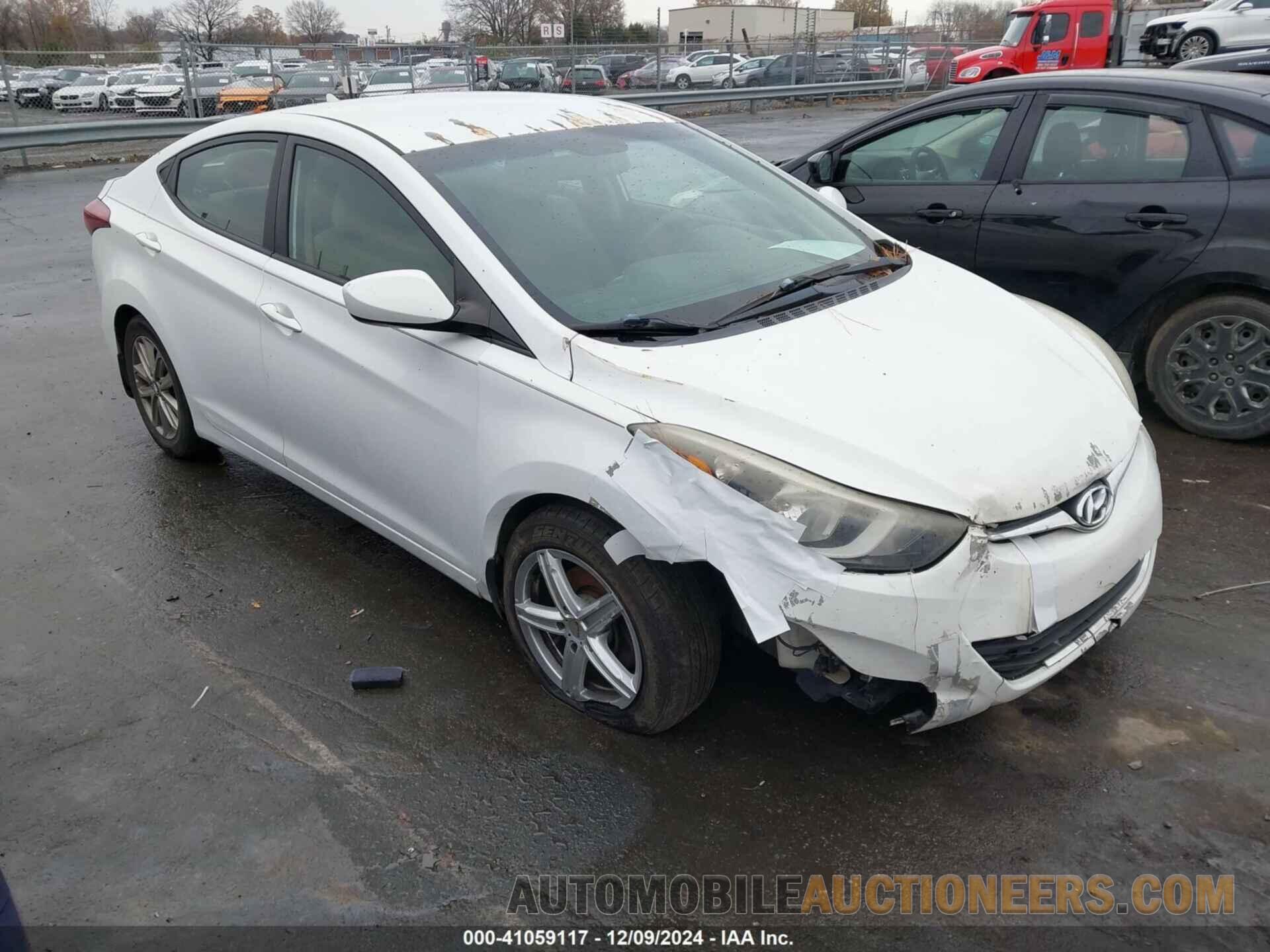 5NPDH4AE0EH515943 HYUNDAI ELANTRA 2014