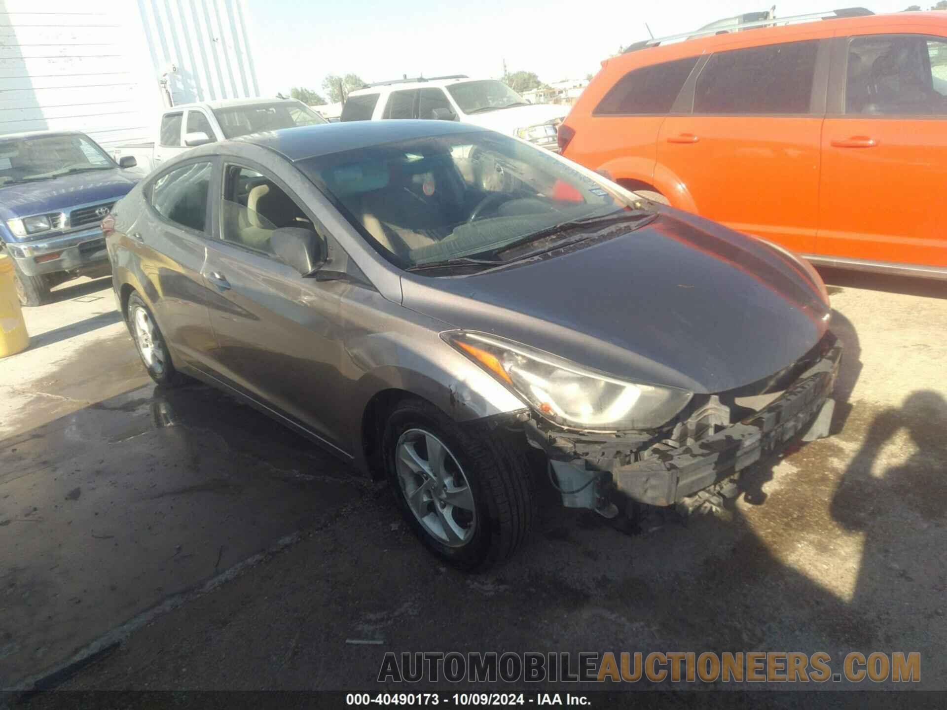 5NPDH4AE0EH524755 HYUNDAI ELANTRA 2014