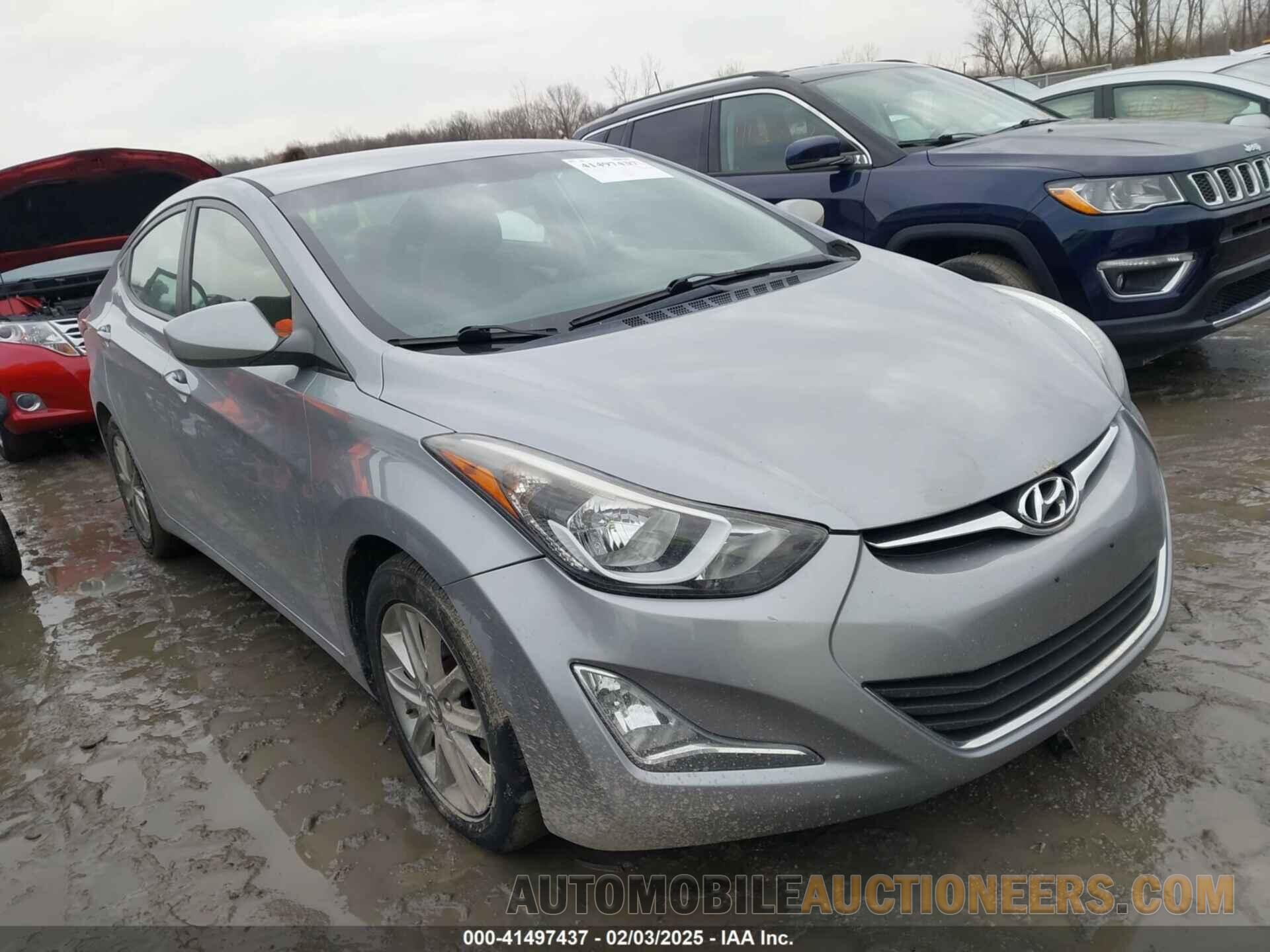 5NPDH4AE0FH611606 HYUNDAI ELANTRA 2015