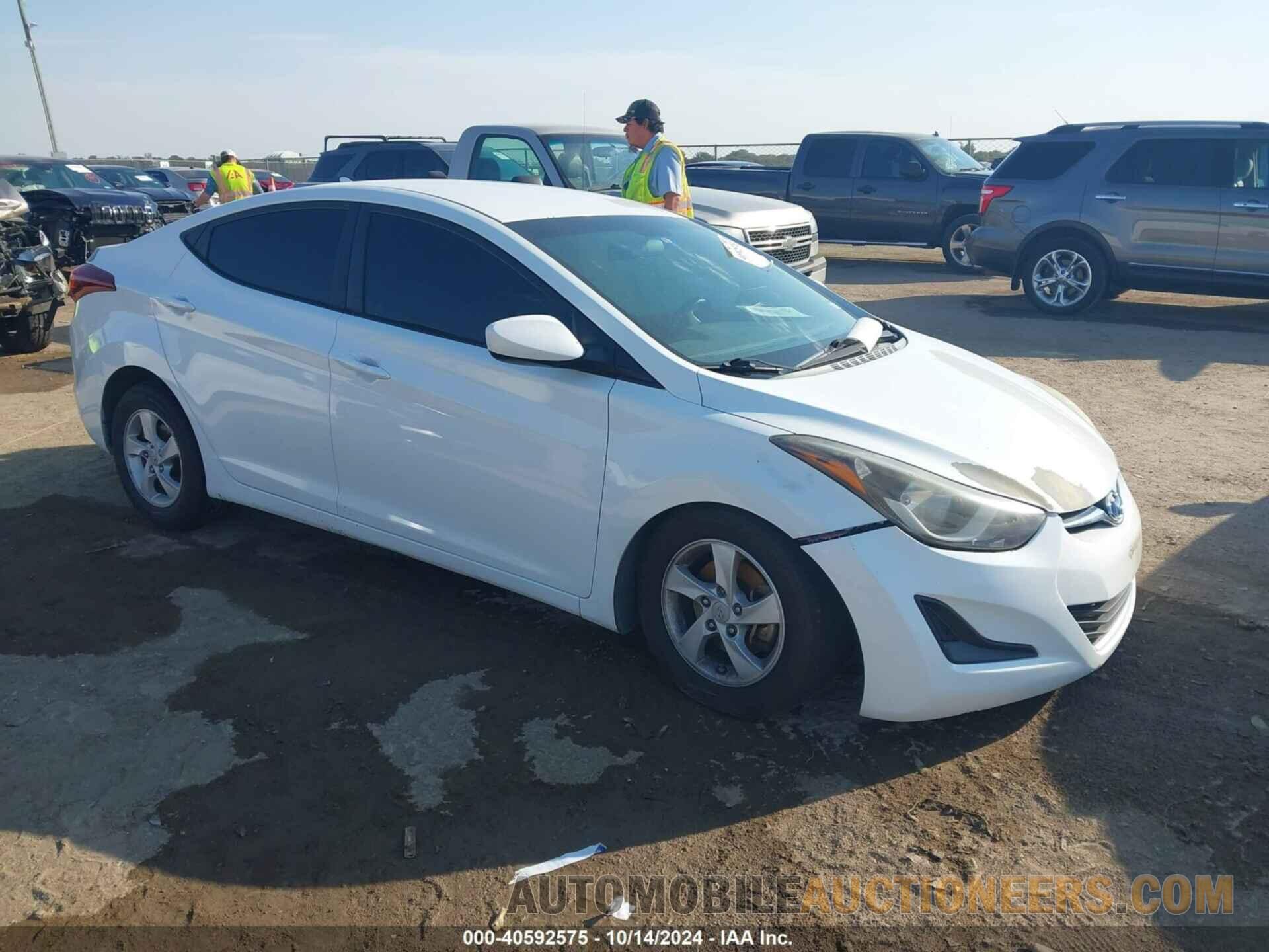 5NPDH4AE0FH638403 HYUNDAI ELANTRA 2015