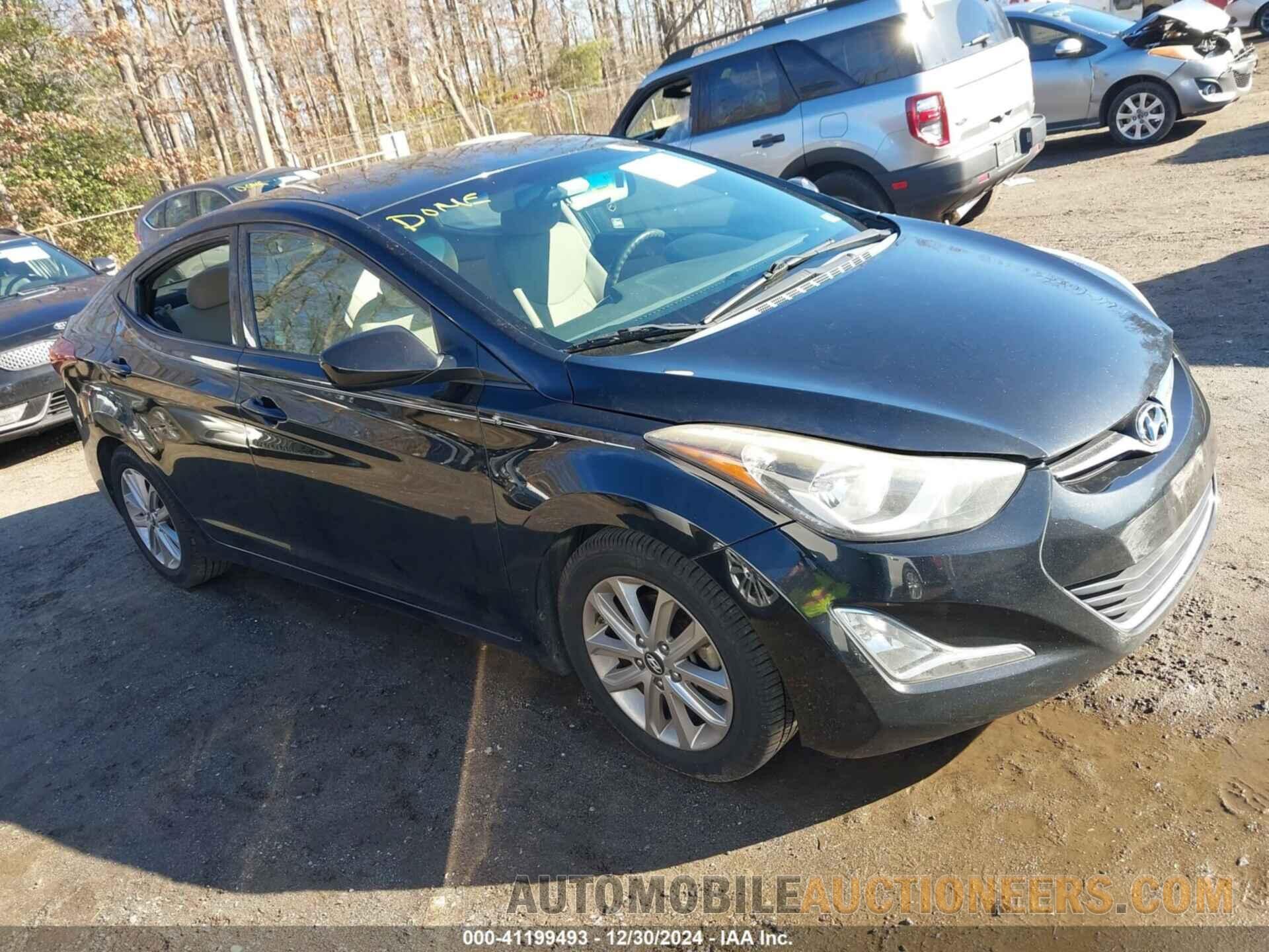 5NPDH4AE0FH638868 HYUNDAI ELANTRA 2015