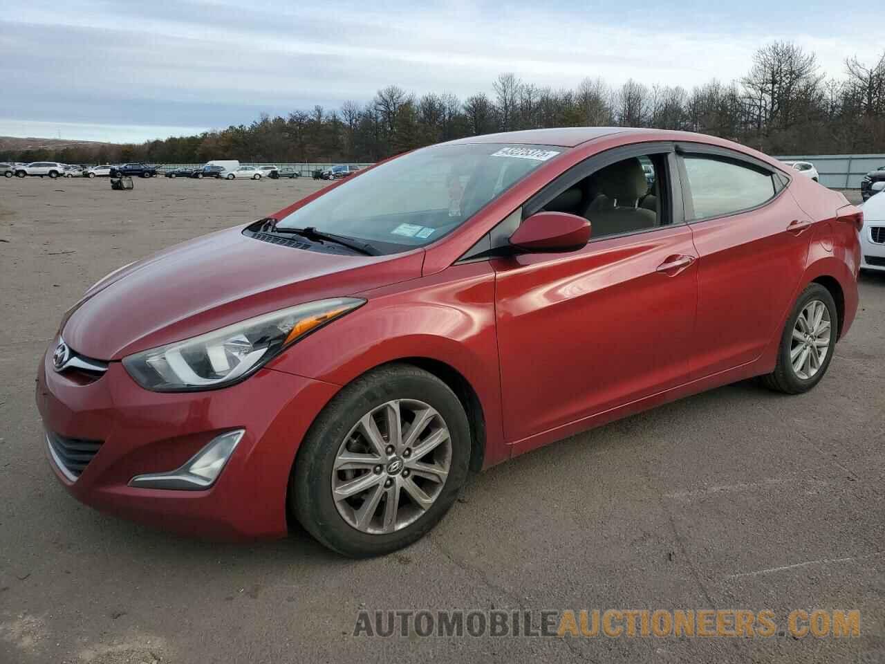 5NPDH4AE0GH661519 HYUNDAI ELANTRA 2016