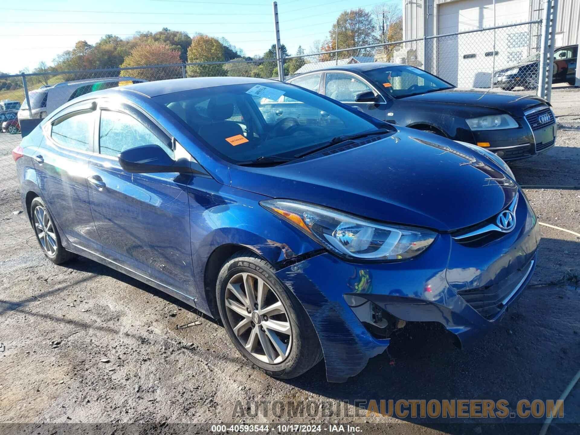 5NPDH4AE0GH662668 HYUNDAI ELANTRA 2016