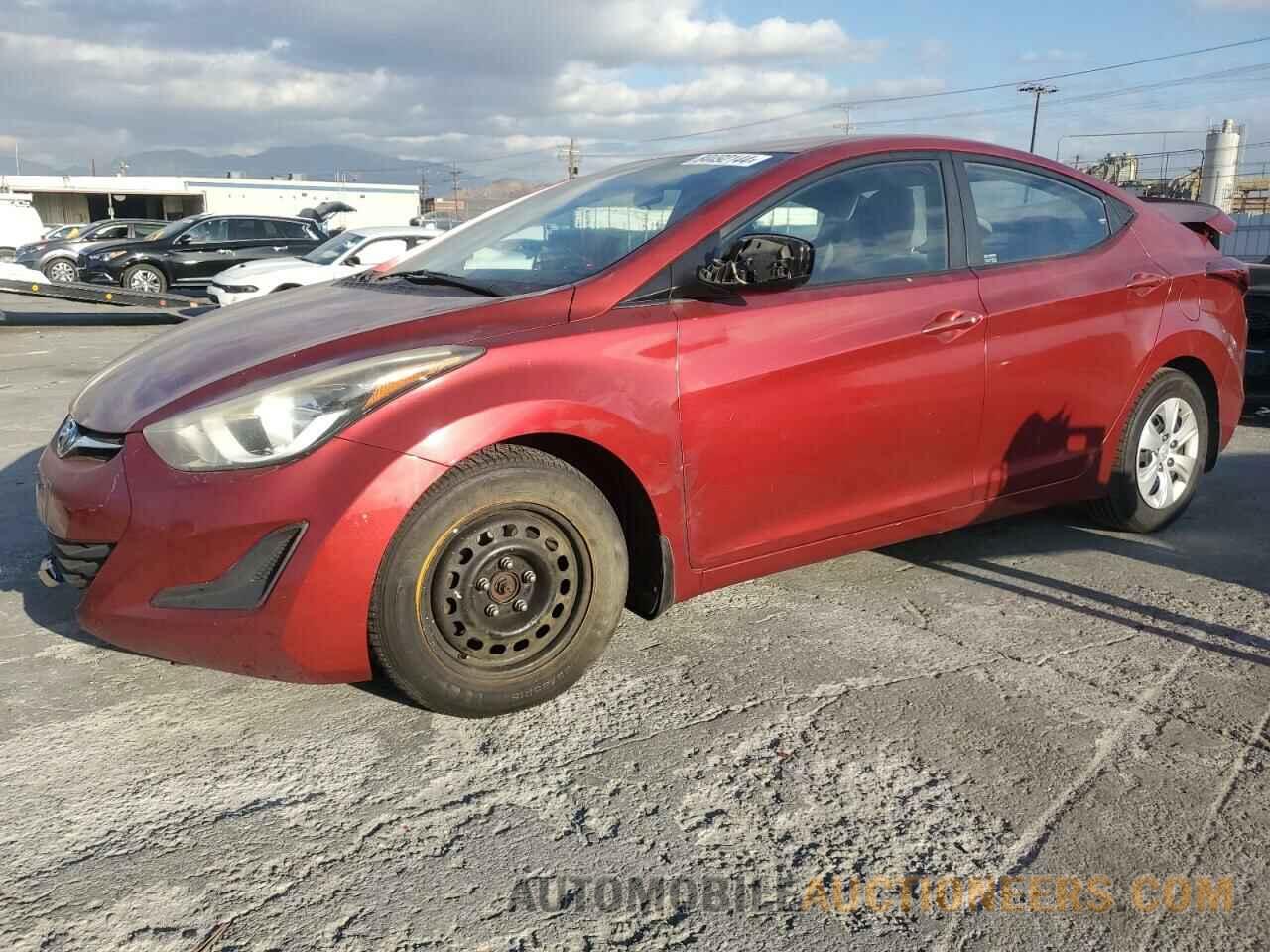 5NPDH4AE0GH667403 HYUNDAI ELANTRA 2016