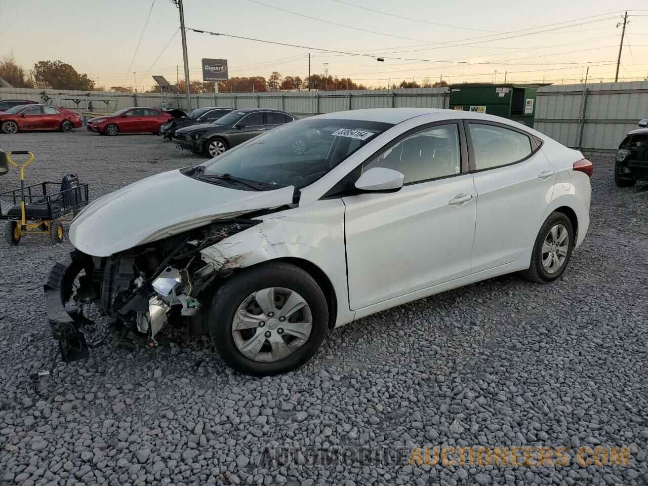 5NPDH4AE0GH704708 HYUNDAI ELANTRA 2016