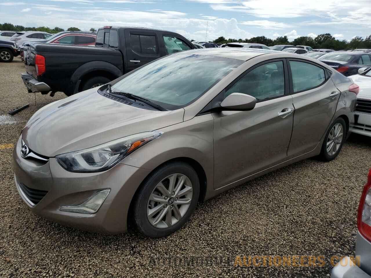 5NPDH4AE0GH705907 HYUNDAI ELANTRA 2016