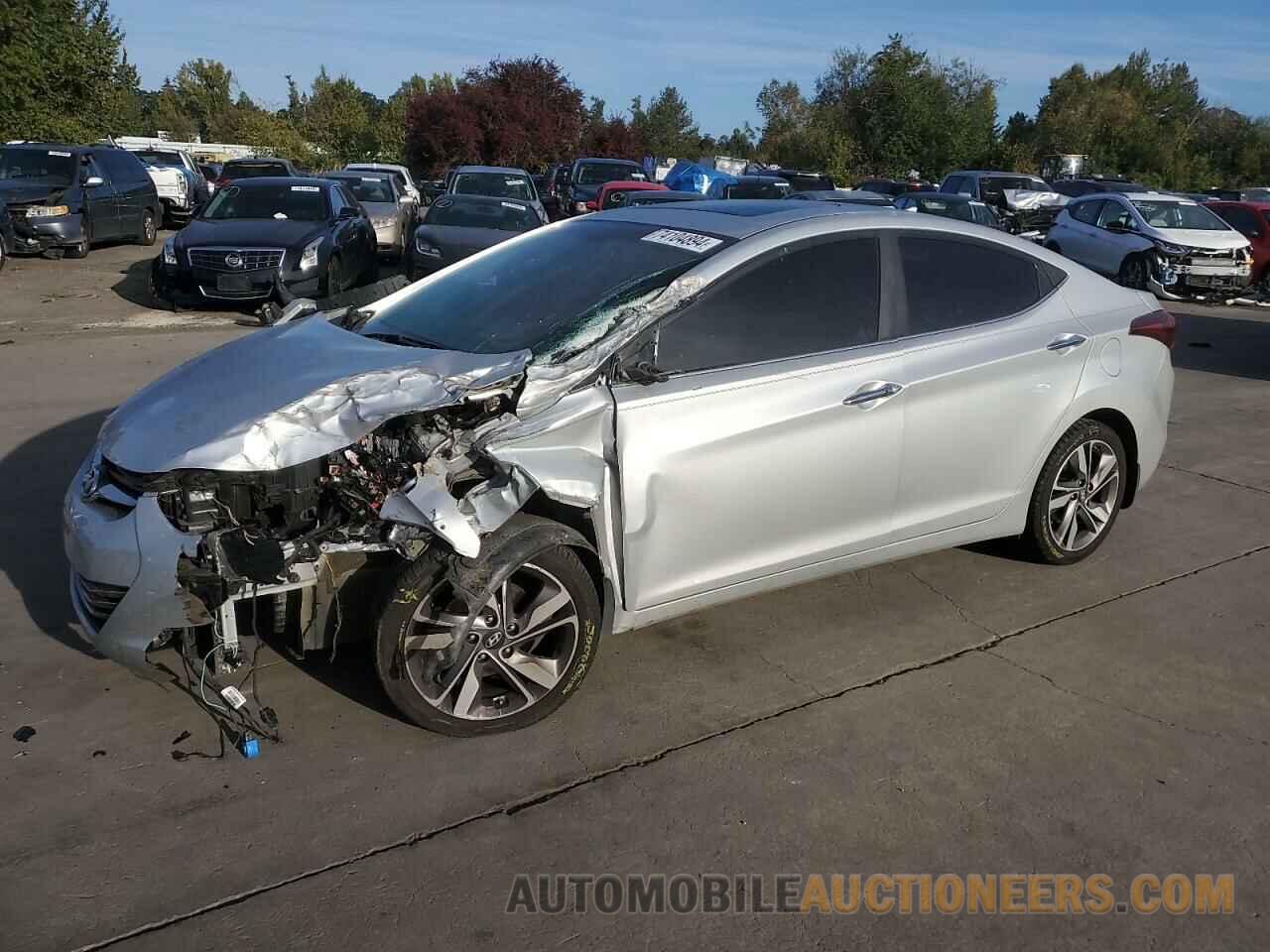 5NPDH4AE0GH710542 HYUNDAI ELANTRA 2016