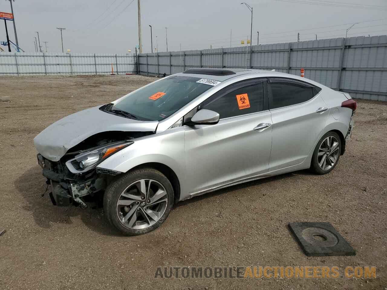 5NPDH4AE0GH742004 HYUNDAI ELANTRA 2016