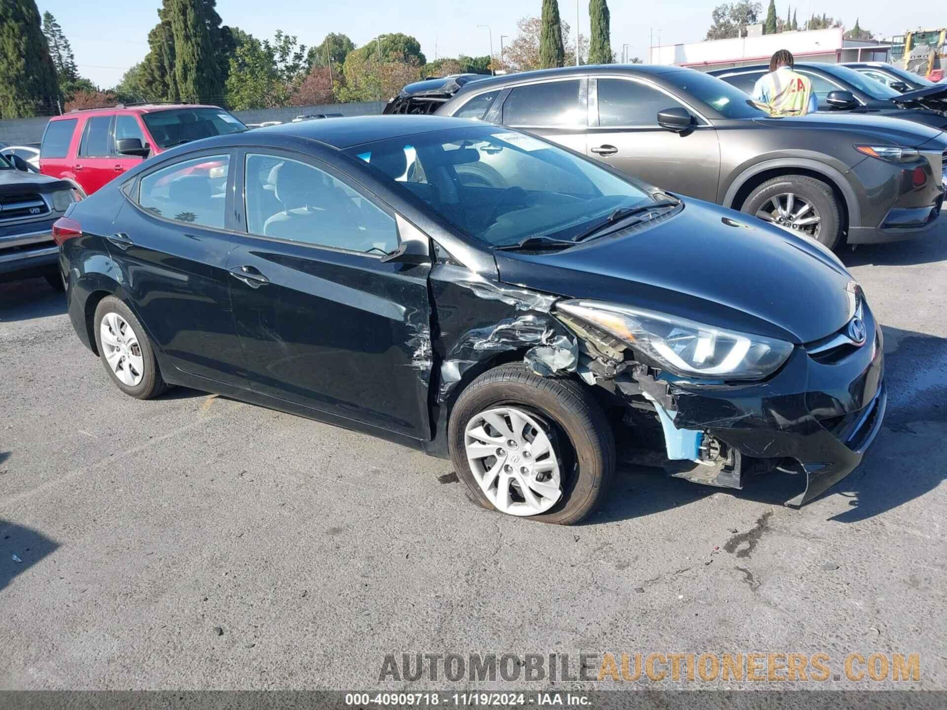 5NPDH4AE0GH747820 HYUNDAI ELANTRA 2016