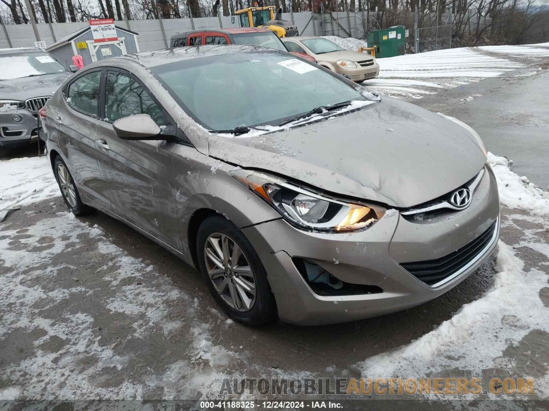 5NPDH4AE0GH772426 HYUNDAI ELANTRA 2016