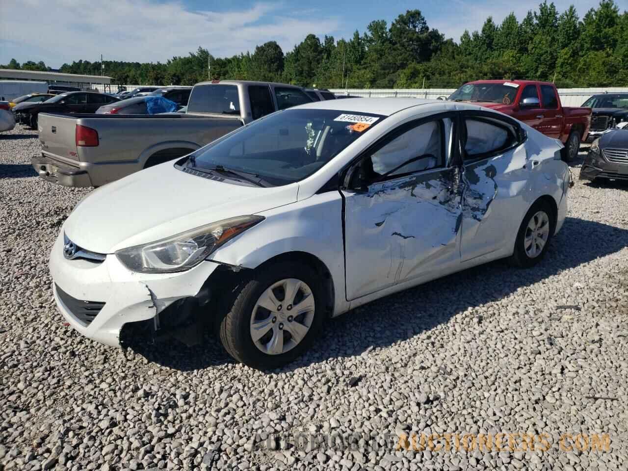 5NPDH4AE0GH787167 HYUNDAI ELANTRA 2016