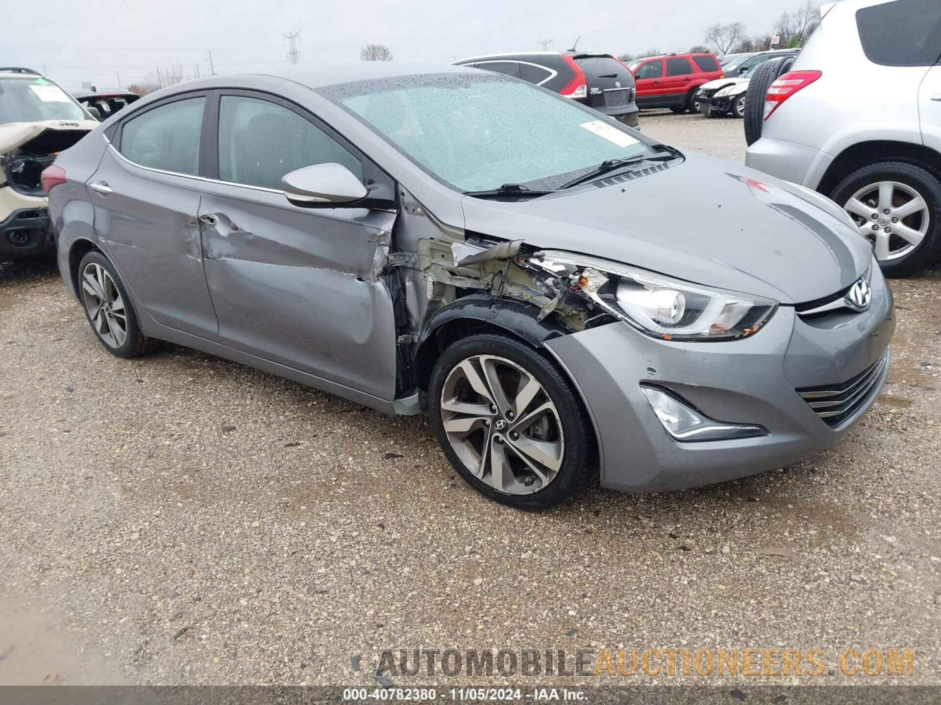 5NPDH4AE1EH457230 HYUNDAI ELANTRA 2014