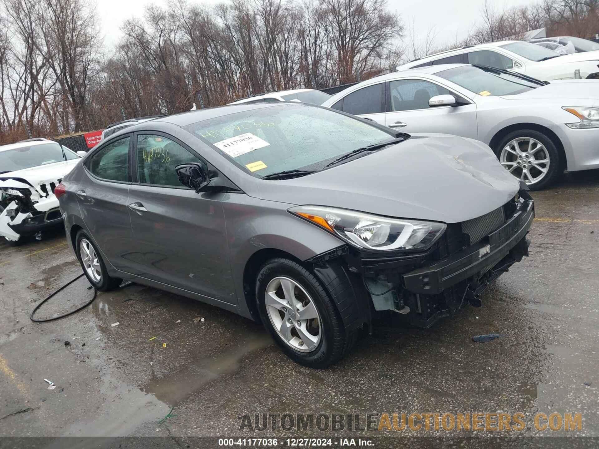 5NPDH4AE1EH494665 HYUNDAI ELANTRA 2014