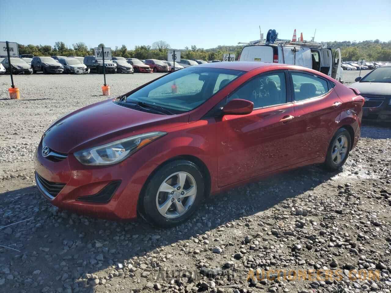 5NPDH4AE1EH495069 HYUNDAI ELANTRA 2014