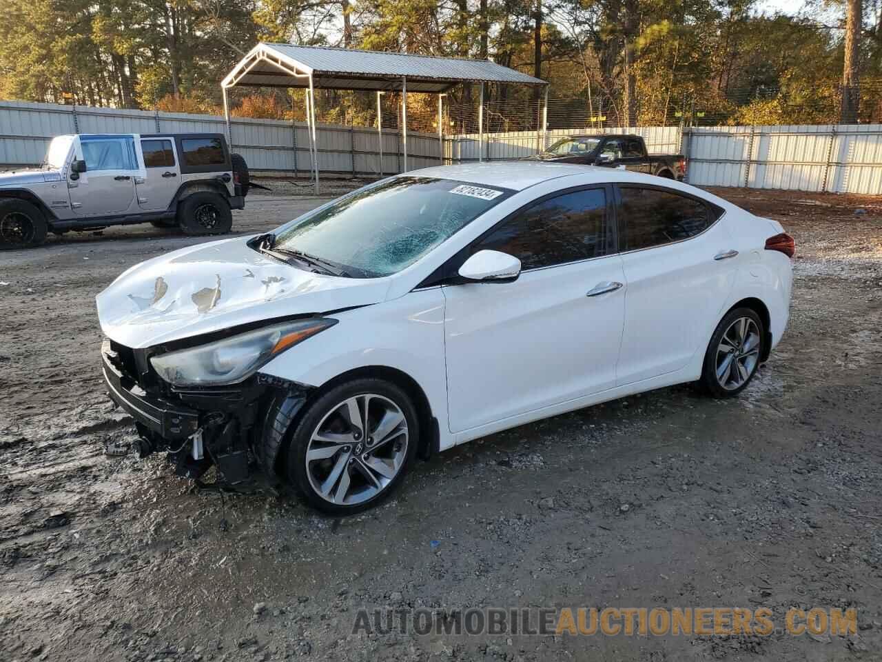 5NPDH4AE1EH508371 HYUNDAI ELANTRA 2014