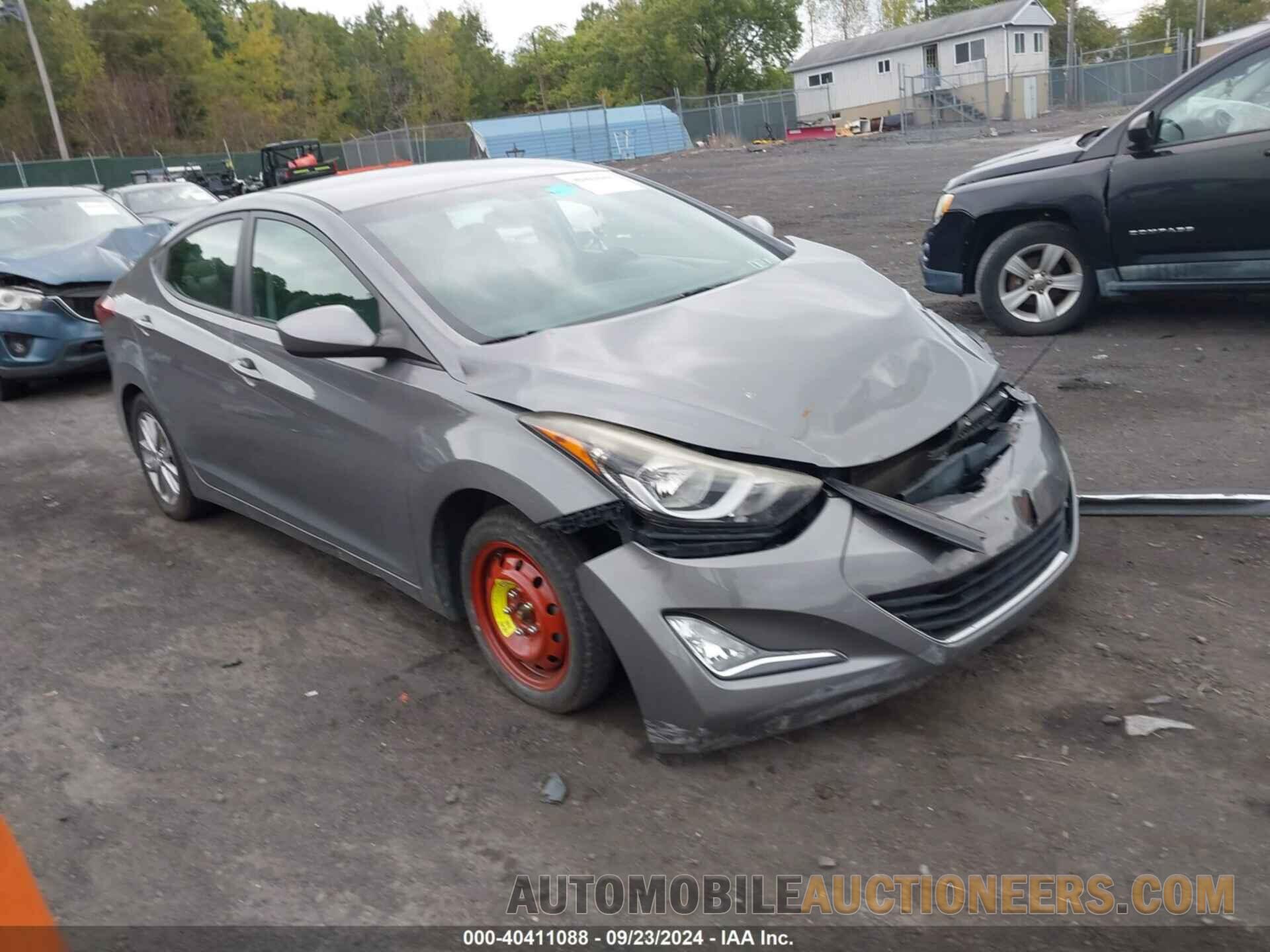 5NPDH4AE1EH516342 HYUNDAI ELANTRA 2014