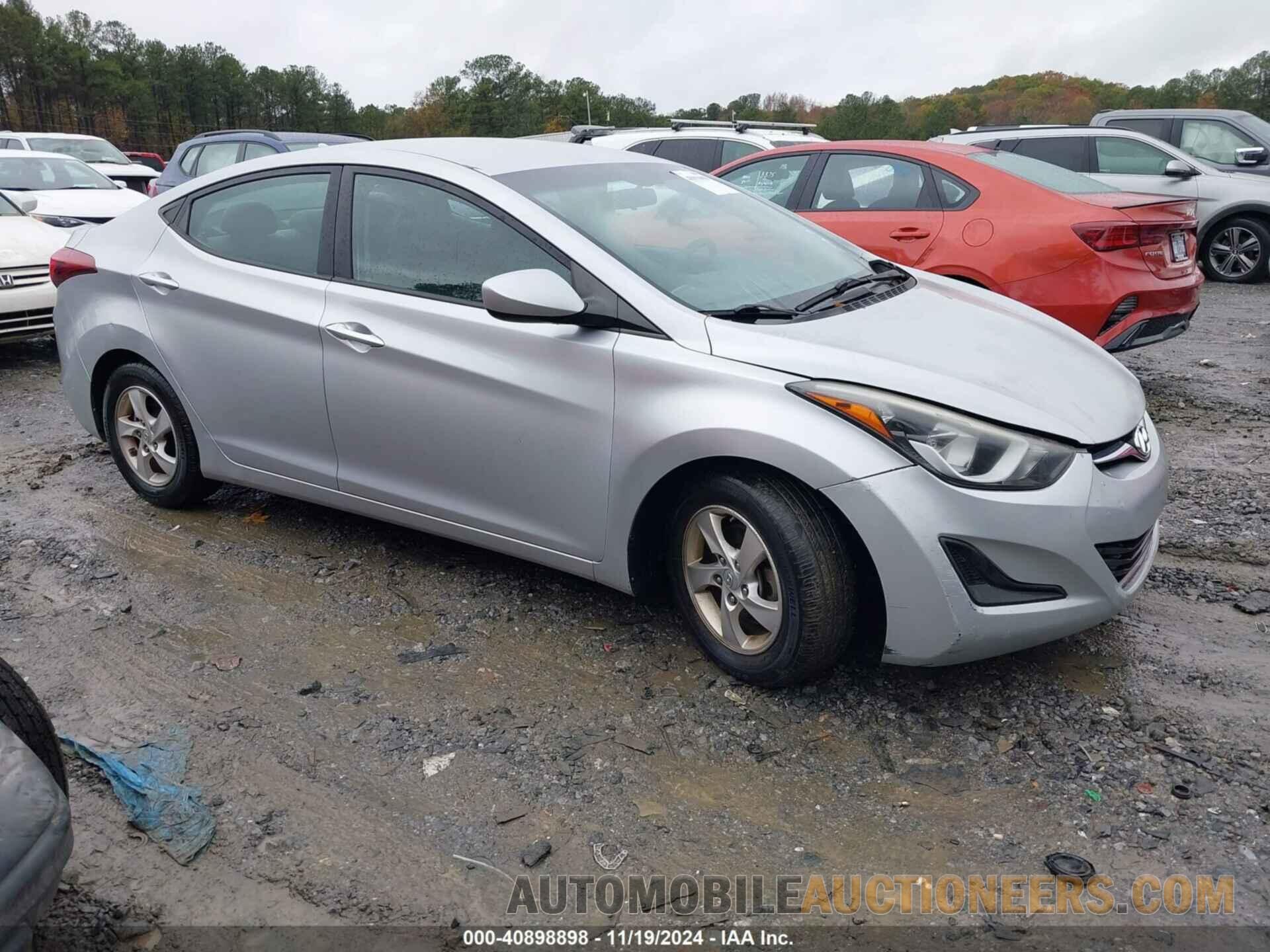 5NPDH4AE1EH521928 HYUNDAI ELANTRA 2014