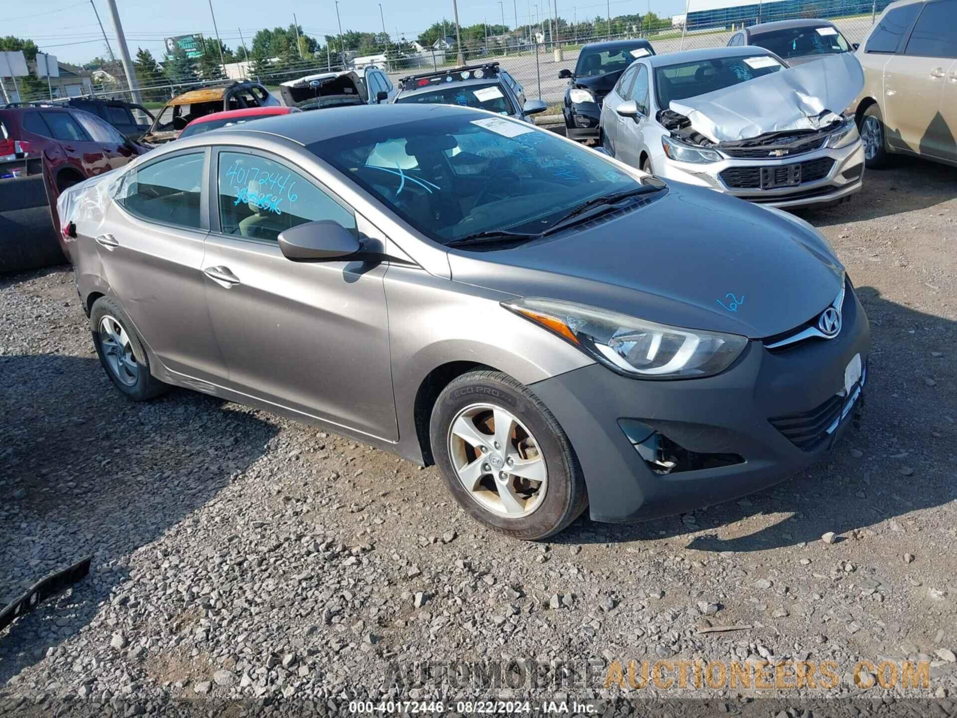 5NPDH4AE1EH531813 HYUNDAI ELANTRA 2014