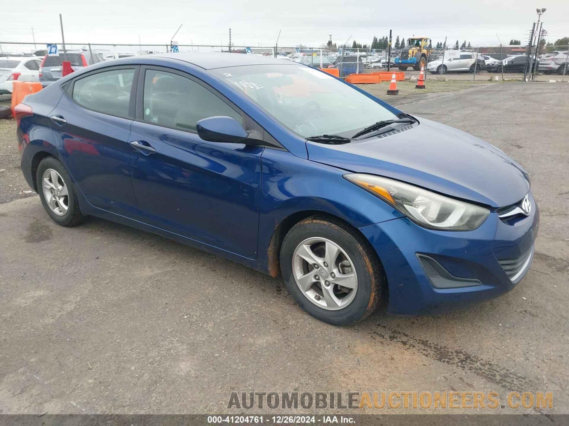 5NPDH4AE1FH573061 HYUNDAI ELANTRA 2015