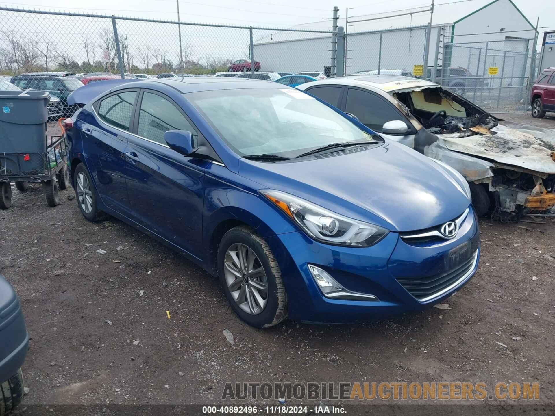 5NPDH4AE1FH581371 HYUNDAI ELANTRA 2015