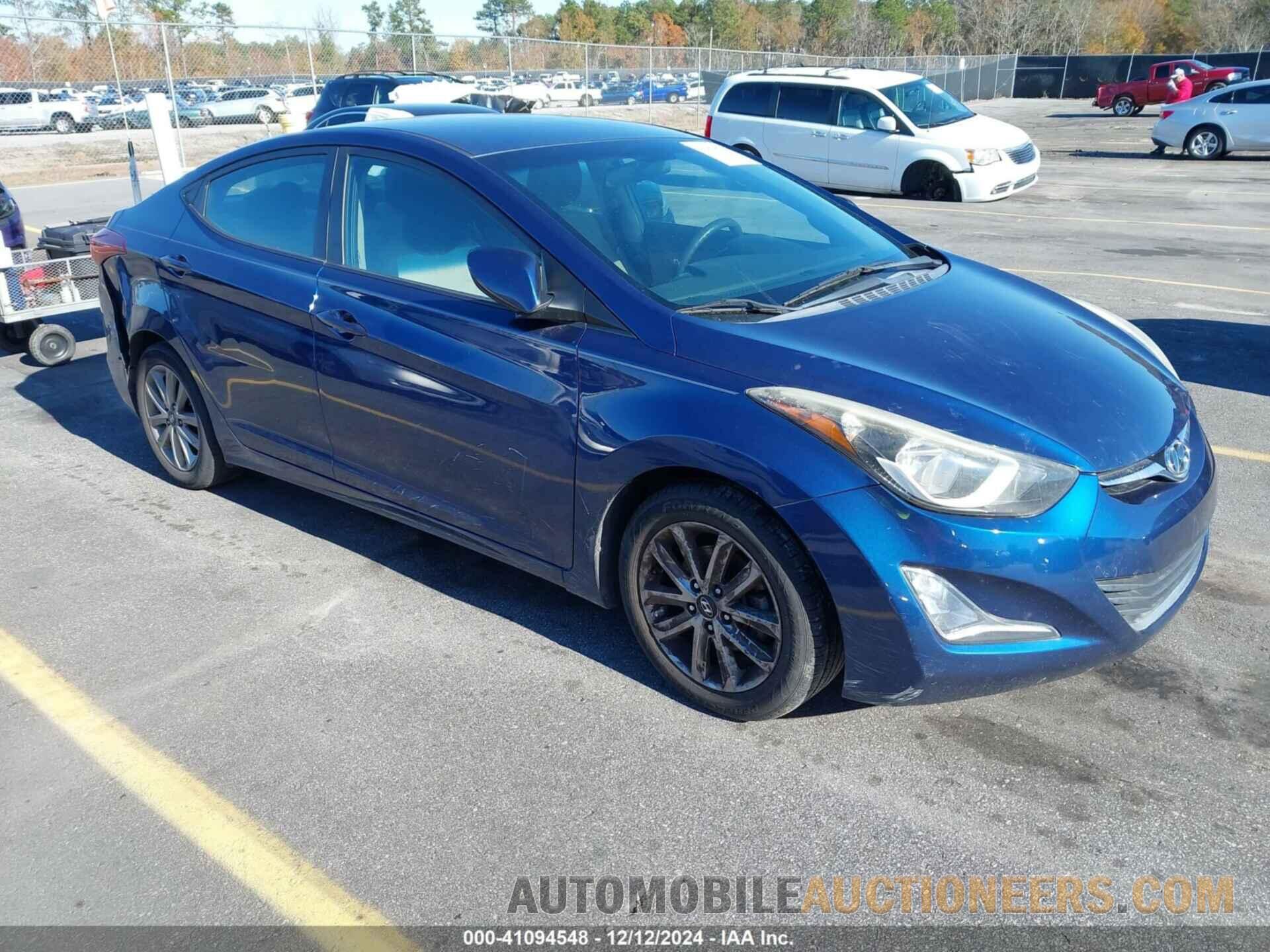 5NPDH4AE1FH606897 HYUNDAI ELANTRA 2015