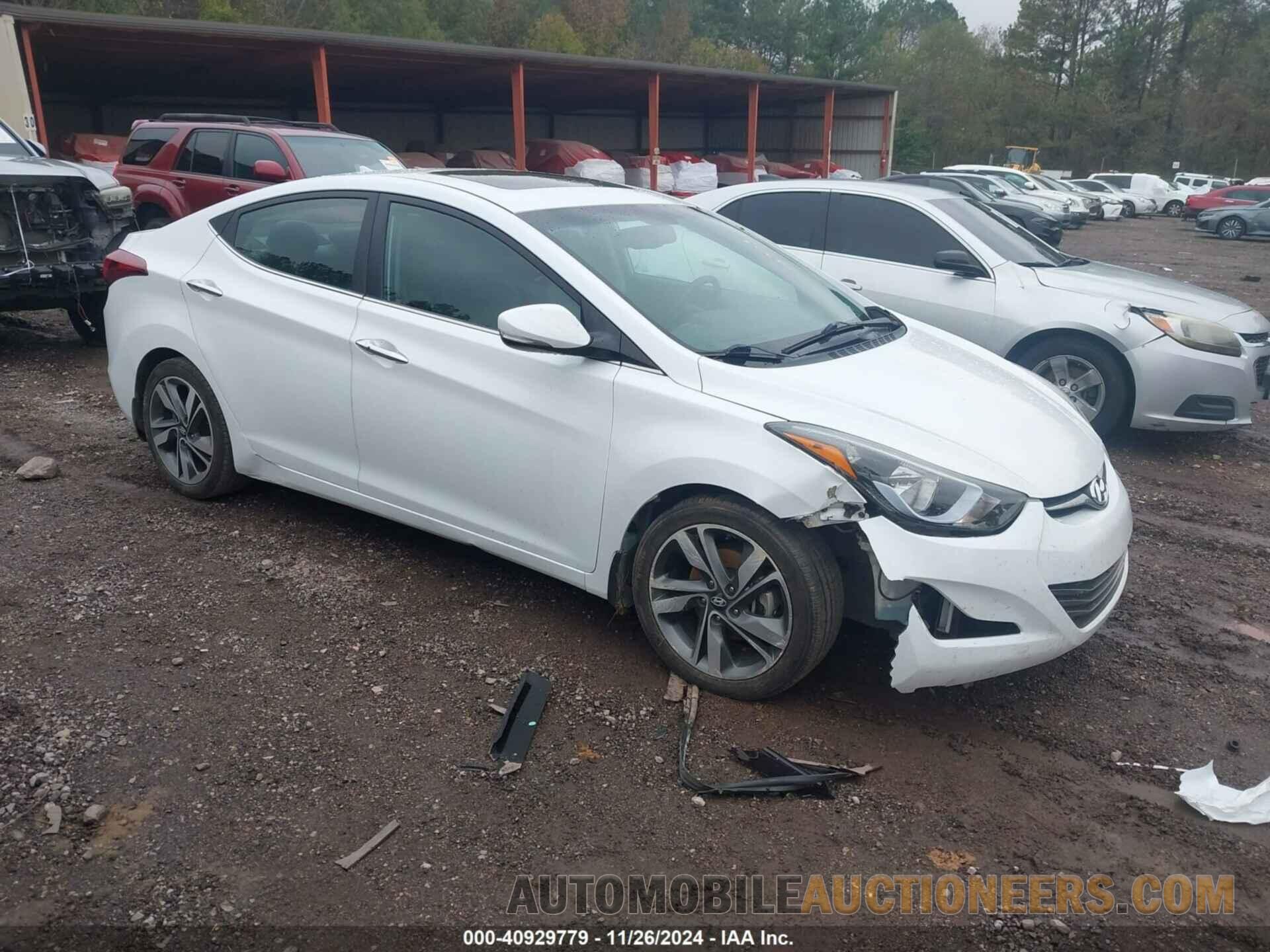 5NPDH4AE1FH612313 HYUNDAI ELANTRA 2015