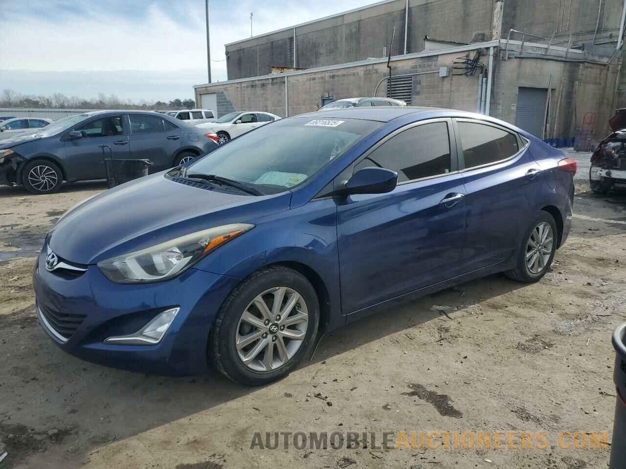 5NPDH4AE1GH653400 HYUNDAI ELANTRA 2016