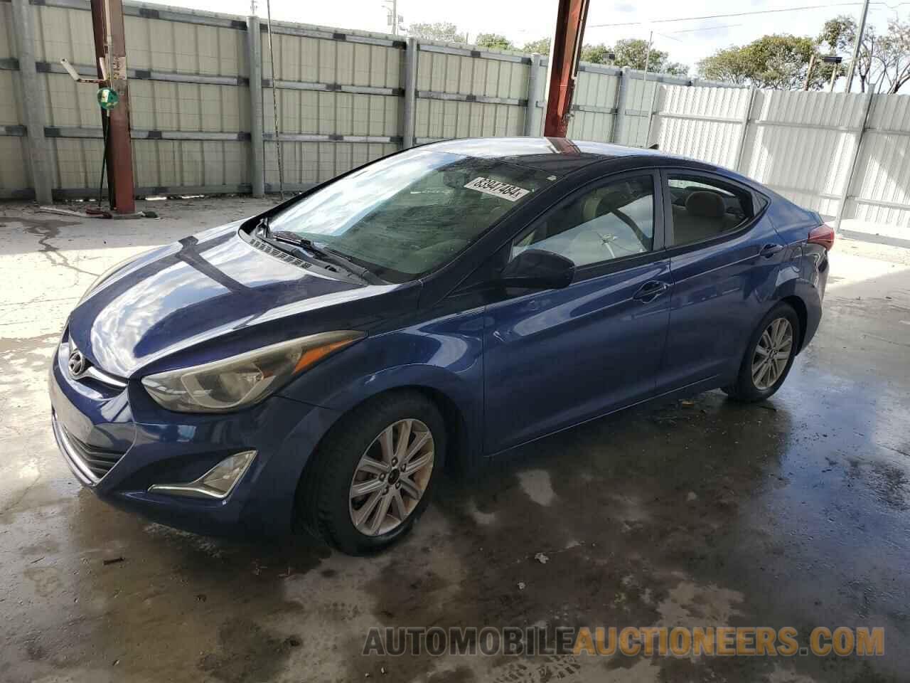 5NPDH4AE1GH656510 HYUNDAI ELANTRA 2016