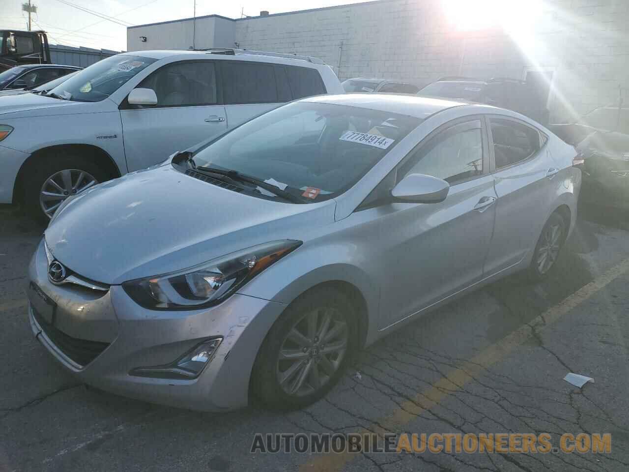 5NPDH4AE1GH661657 HYUNDAI ELANTRA 2016