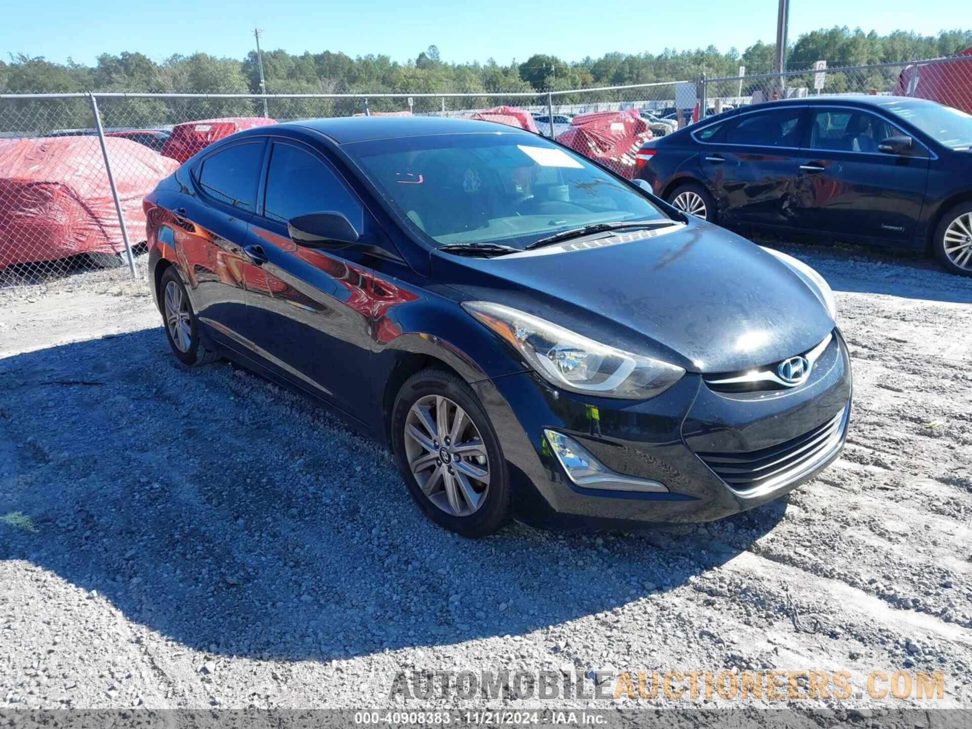 5NPDH4AE1GH704863 HYUNDAI ELANTRA 2016