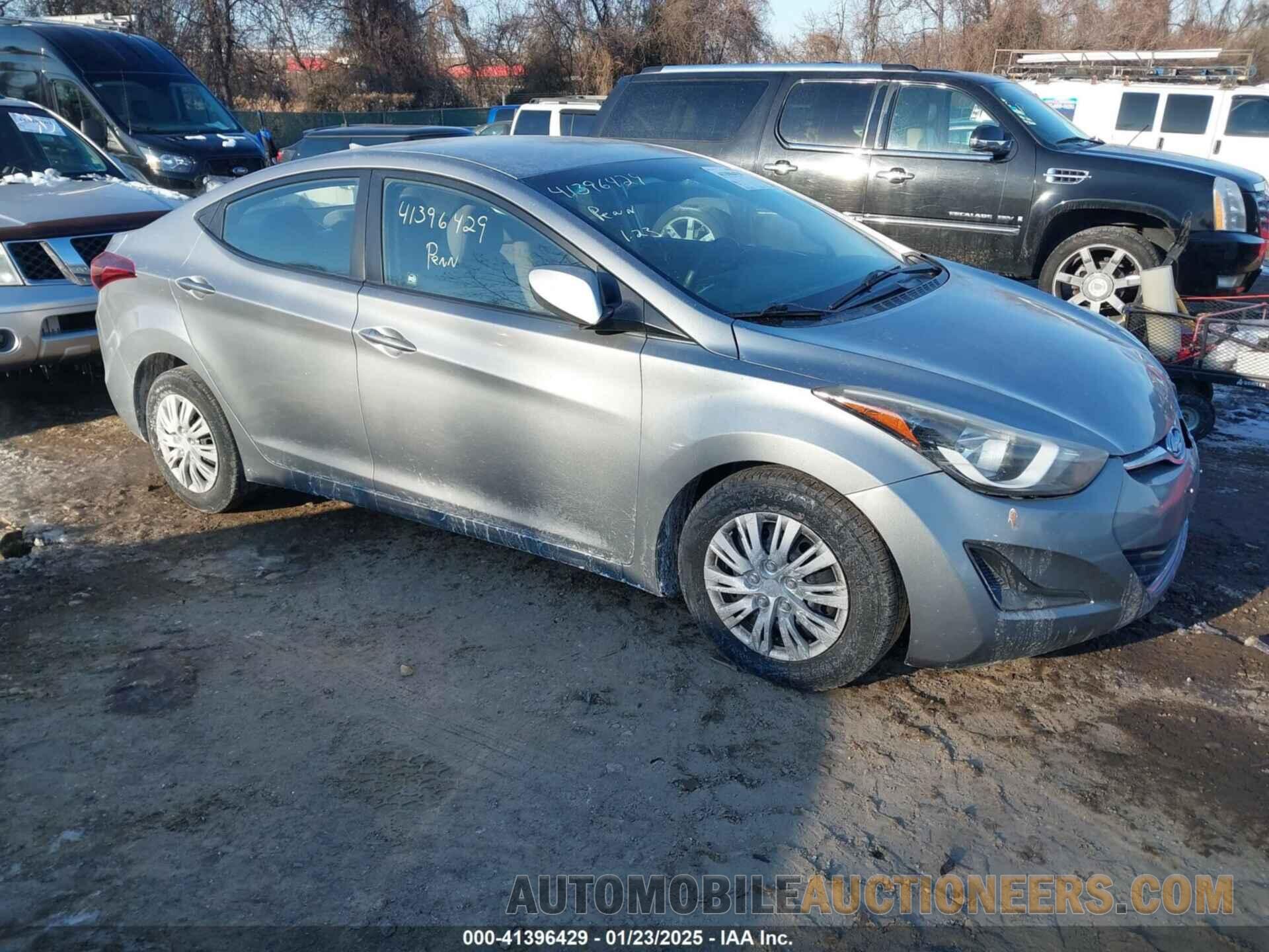 5NPDH4AE1GH732372 HYUNDAI ELANTRA 2016