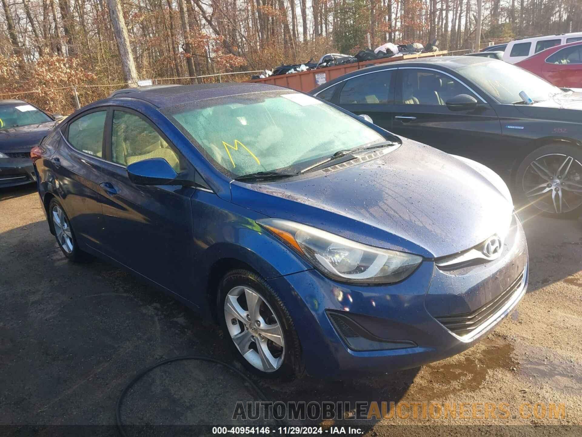 5NPDH4AE1GH791728 HYUNDAI ELANTRA 2016