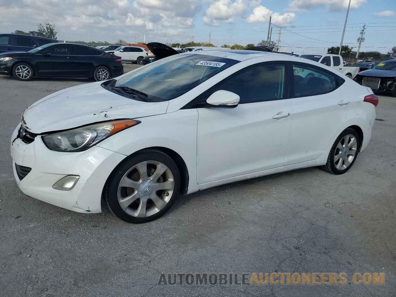 5NPDH4AE2CH083417 HYUNDAI ELANTRA 2012