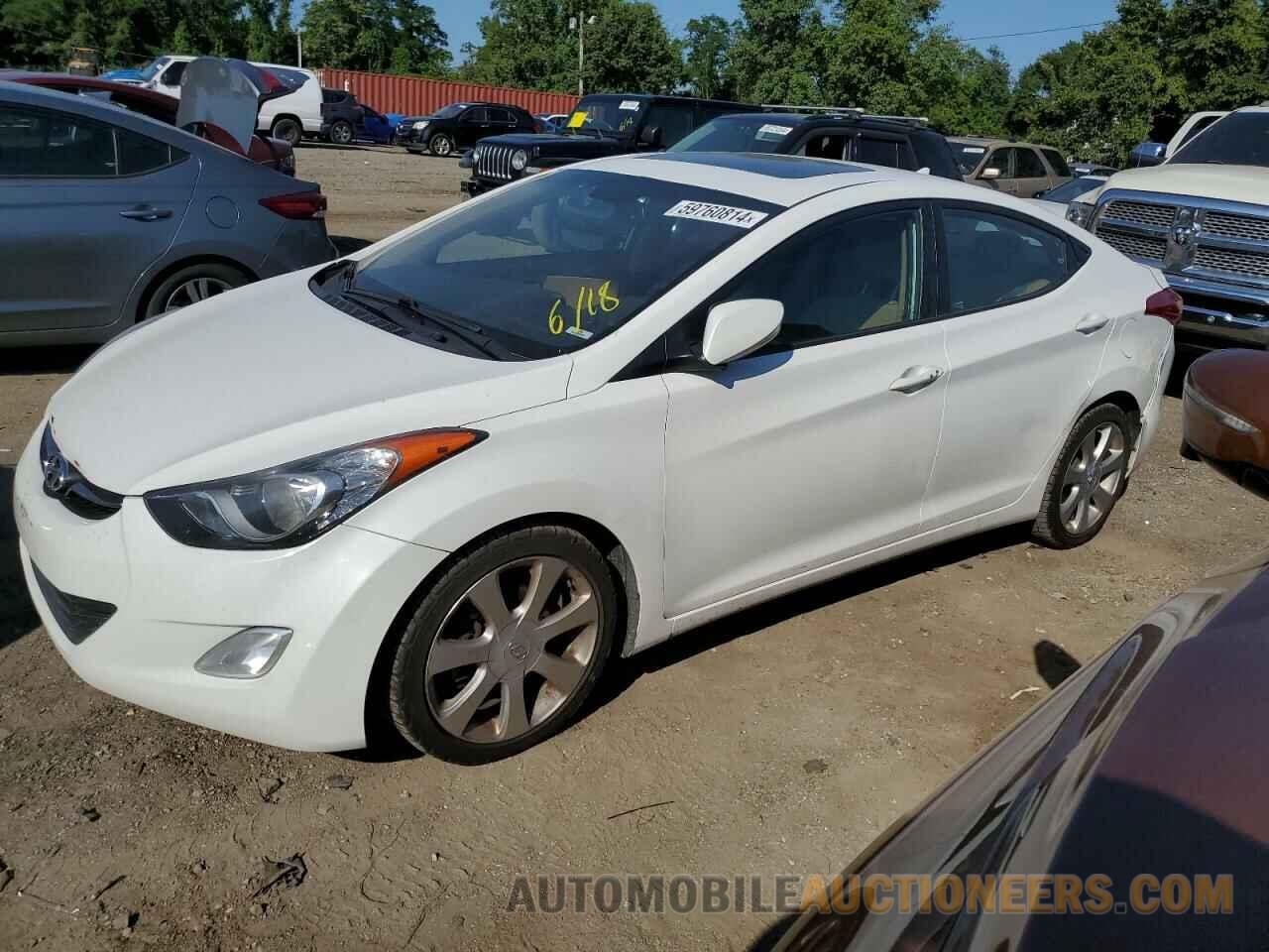 5NPDH4AE2DH216601 HYUNDAI ELANTRA 2013