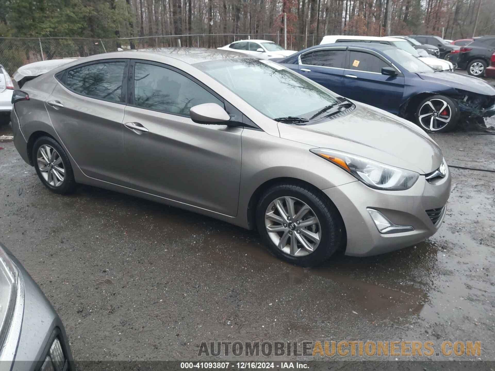 5NPDH4AE2EH458340 HYUNDAI ELANTRA 2014