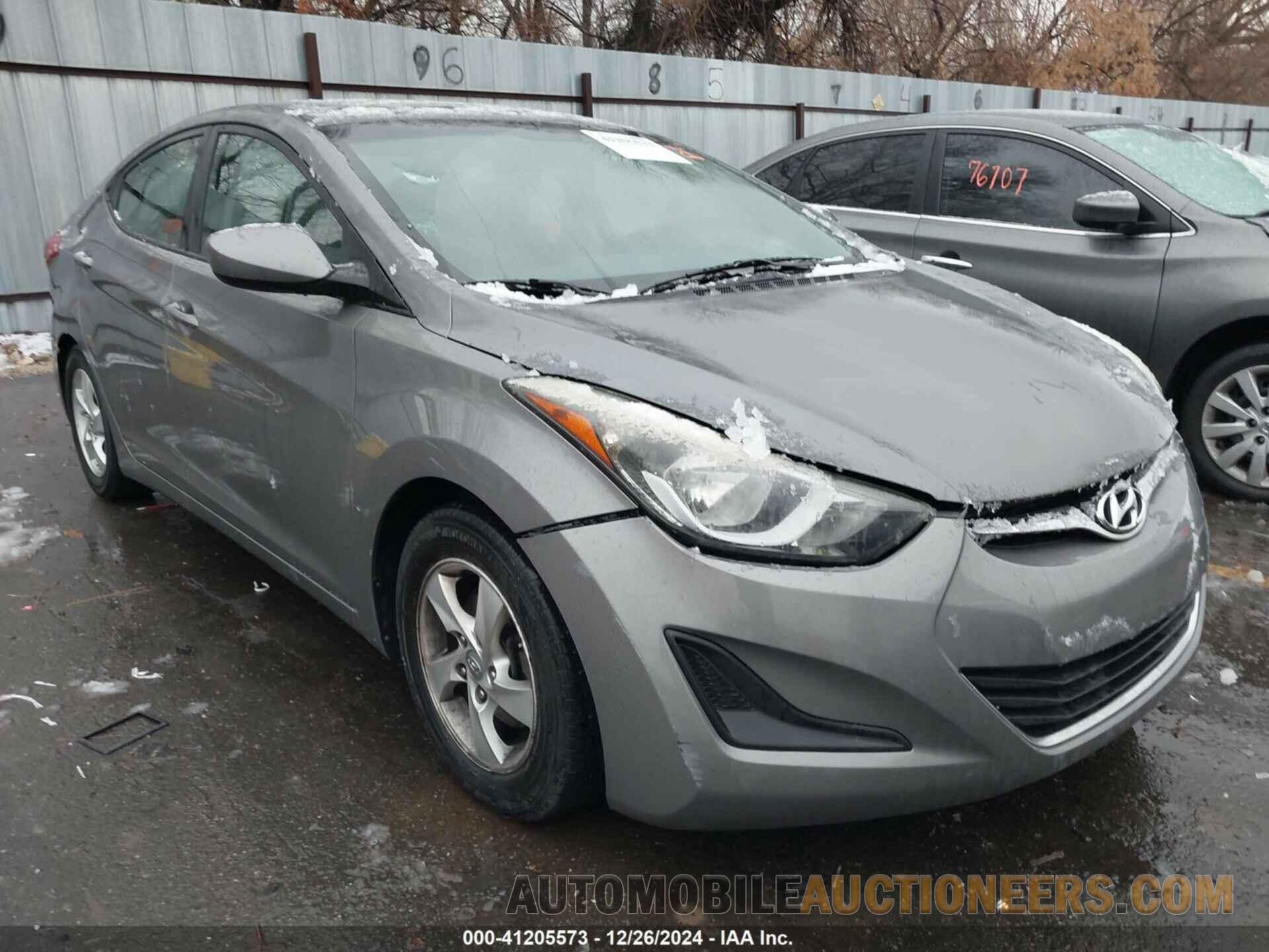 5NPDH4AE2EH460153 HYUNDAI ELANTRA 2014