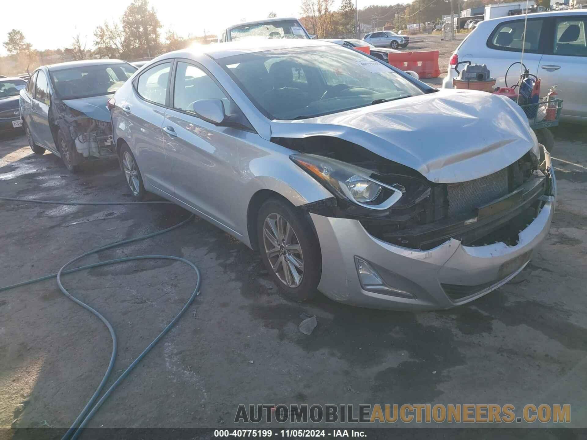 5NPDH4AE2EH465207 HYUNDAI ELANTRA 2014