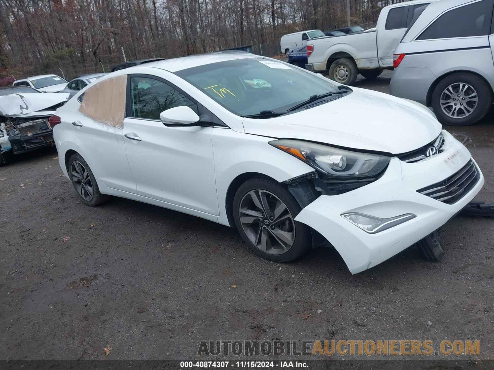 5NPDH4AE2EH468737 HYUNDAI ELANTRA 2014