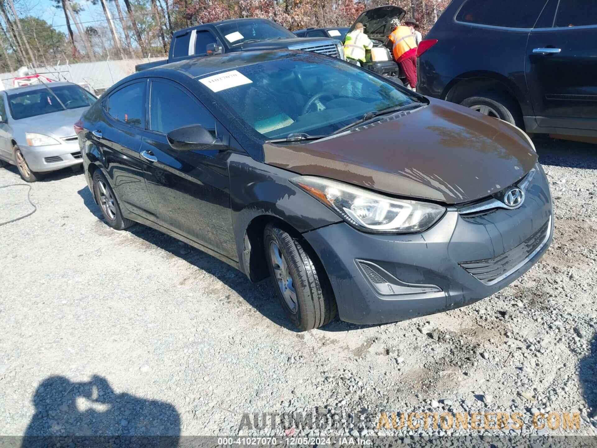 5NPDH4AE2EH472514 HYUNDAI ELANTRA 2014