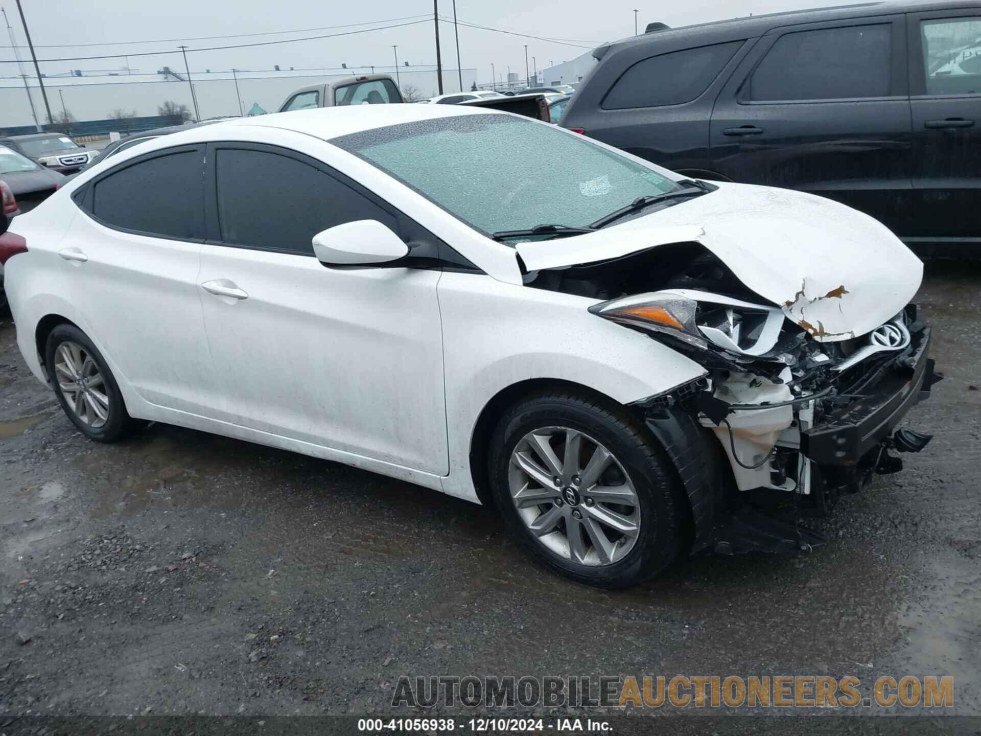 5NPDH4AE2EH502983 HYUNDAI ELANTRA 2014