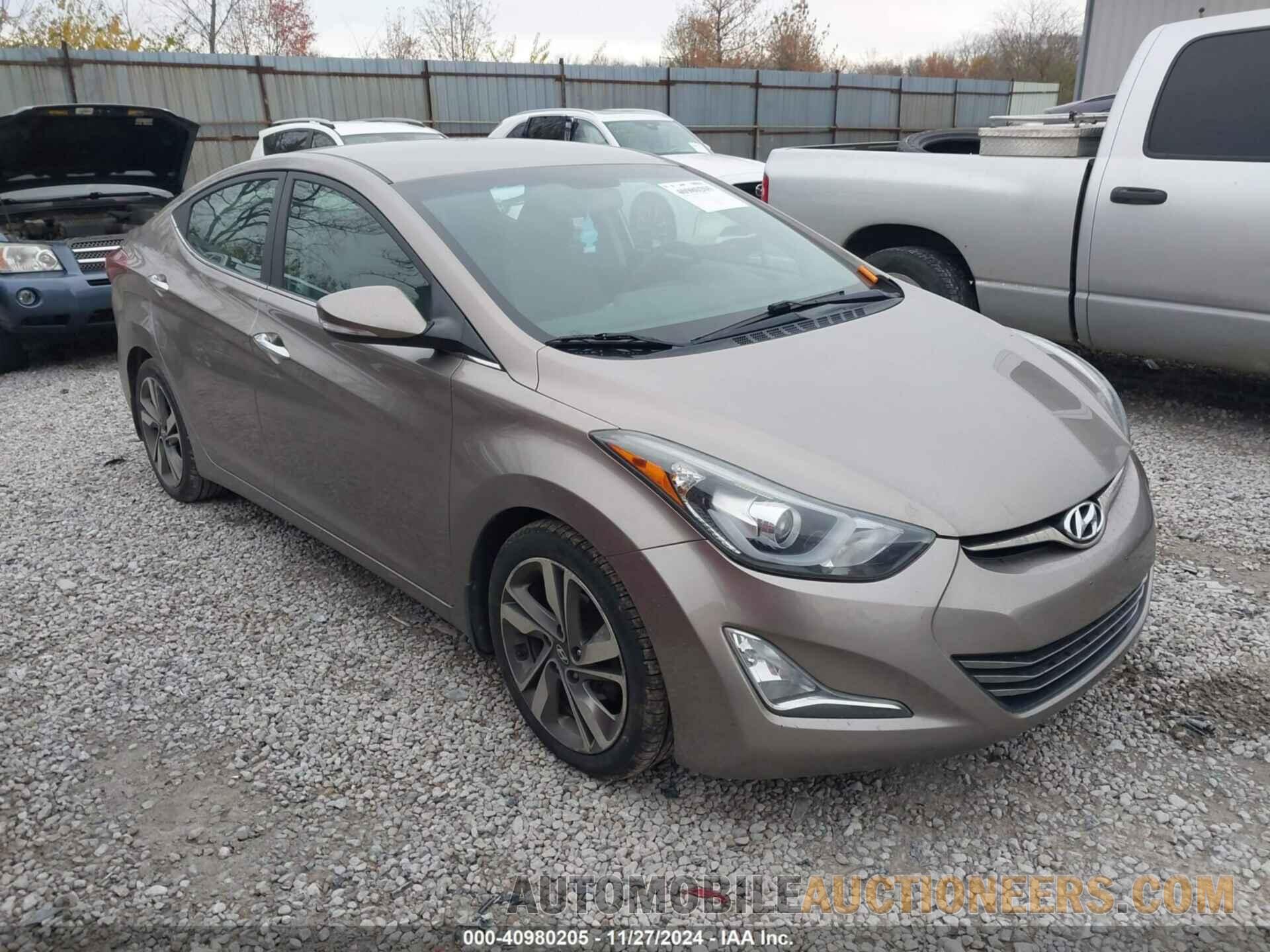 5NPDH4AE2EH530301 HYUNDAI ELANTRA 2014