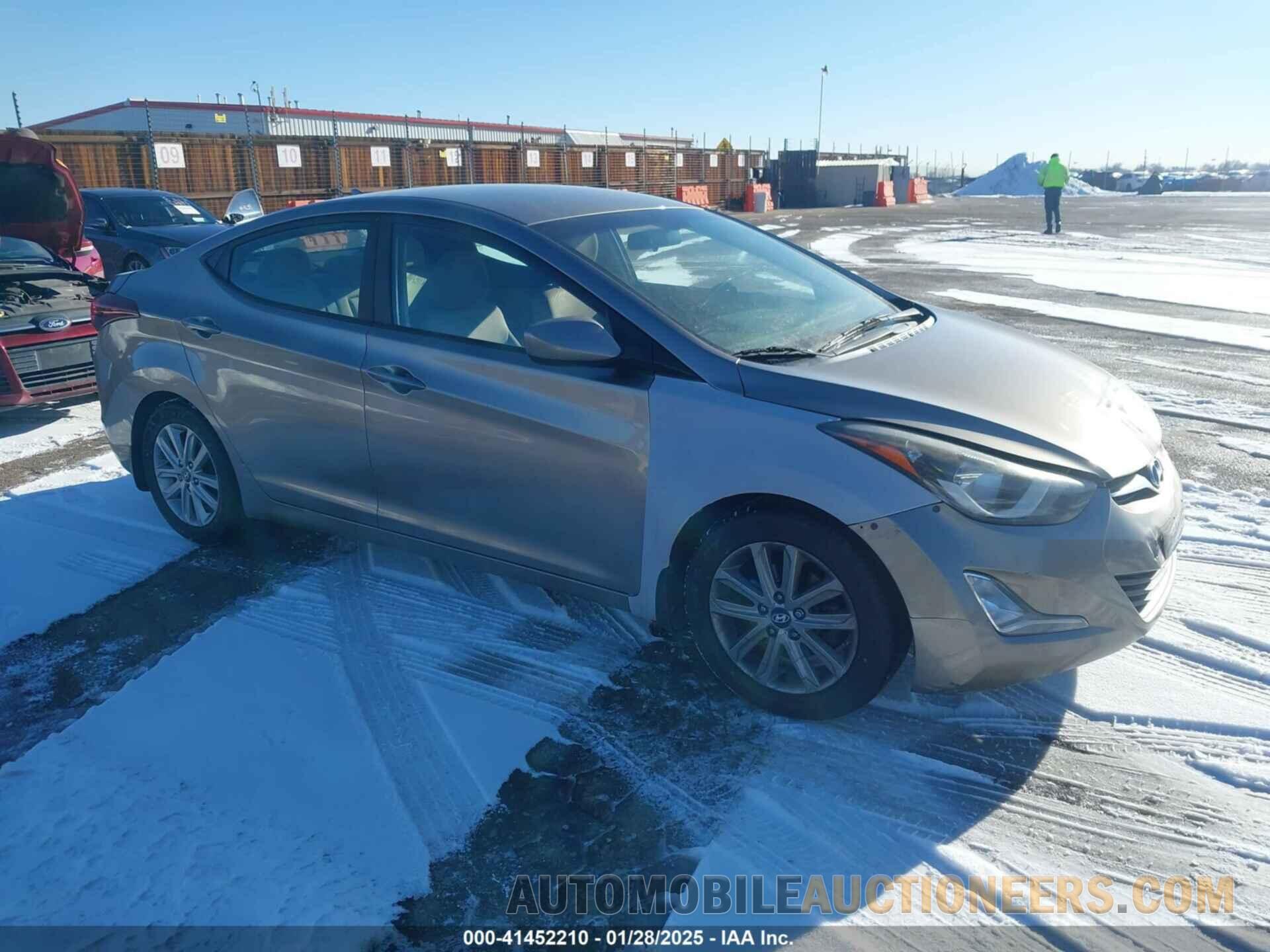 5NPDH4AE2EH536177 HYUNDAI ELANTRA 2014