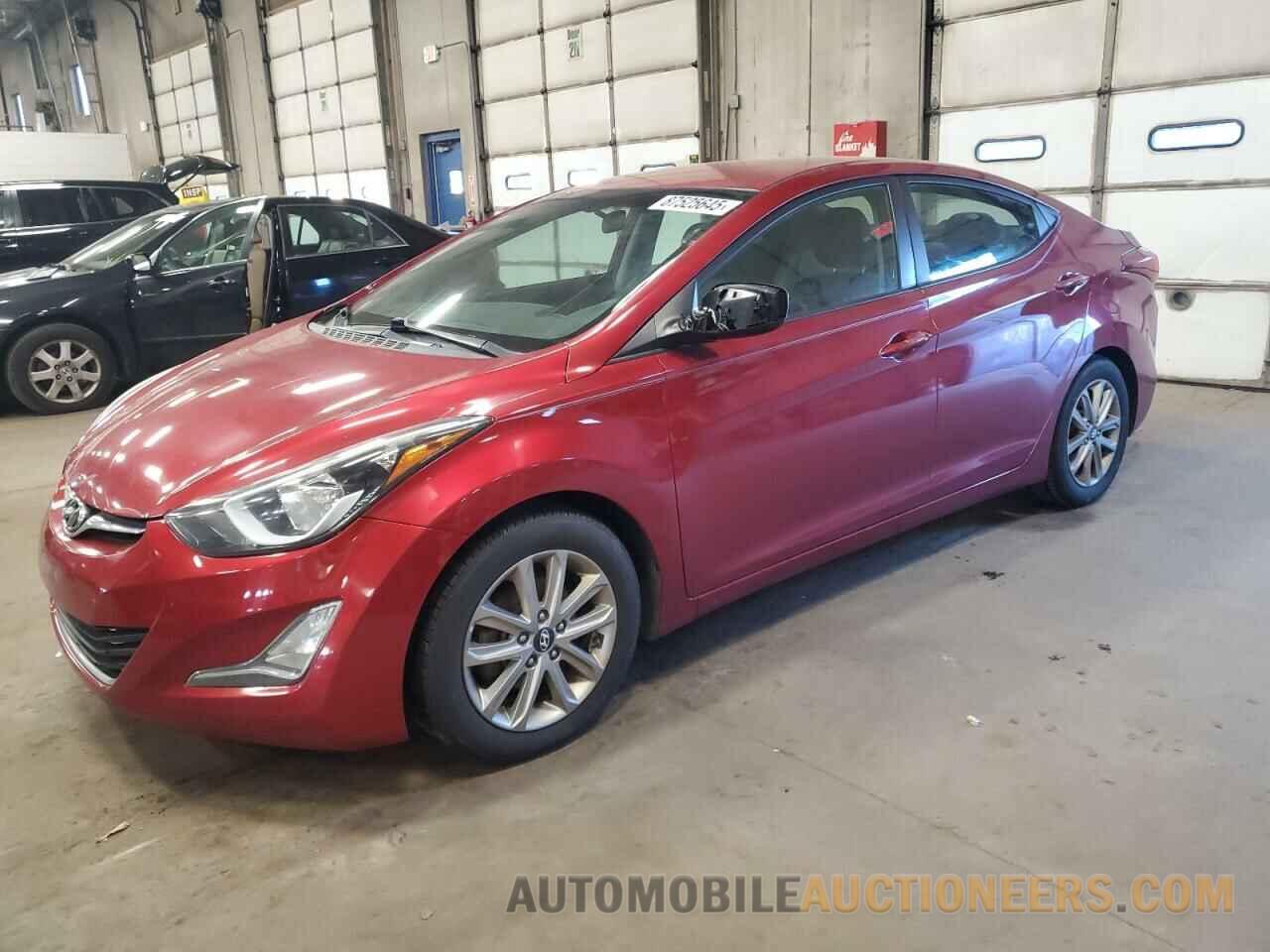 5NPDH4AE2EH536342 HYUNDAI ELANTRA 2014