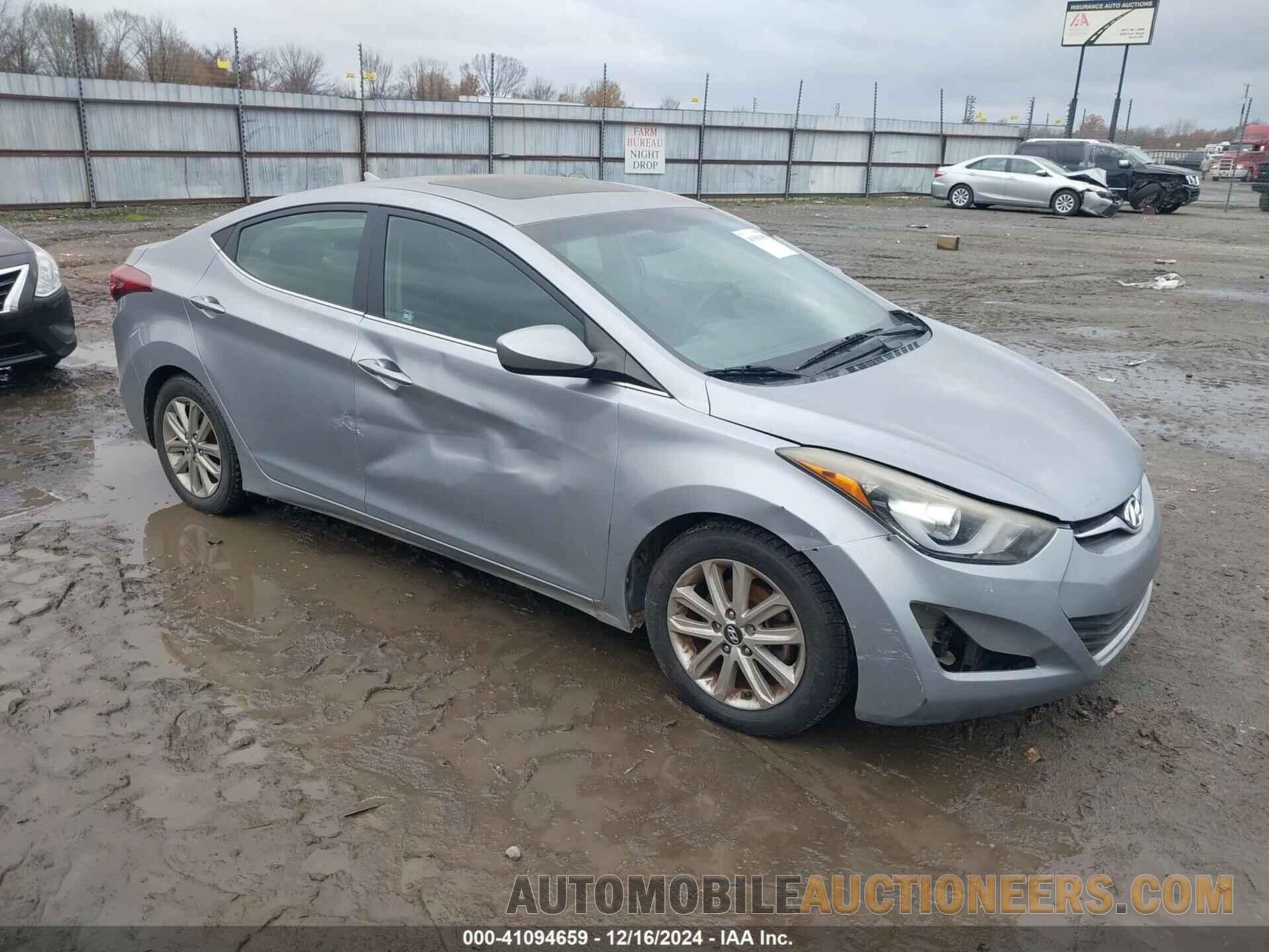 5NPDH4AE2FH608156 HYUNDAI ELANTRA 2015