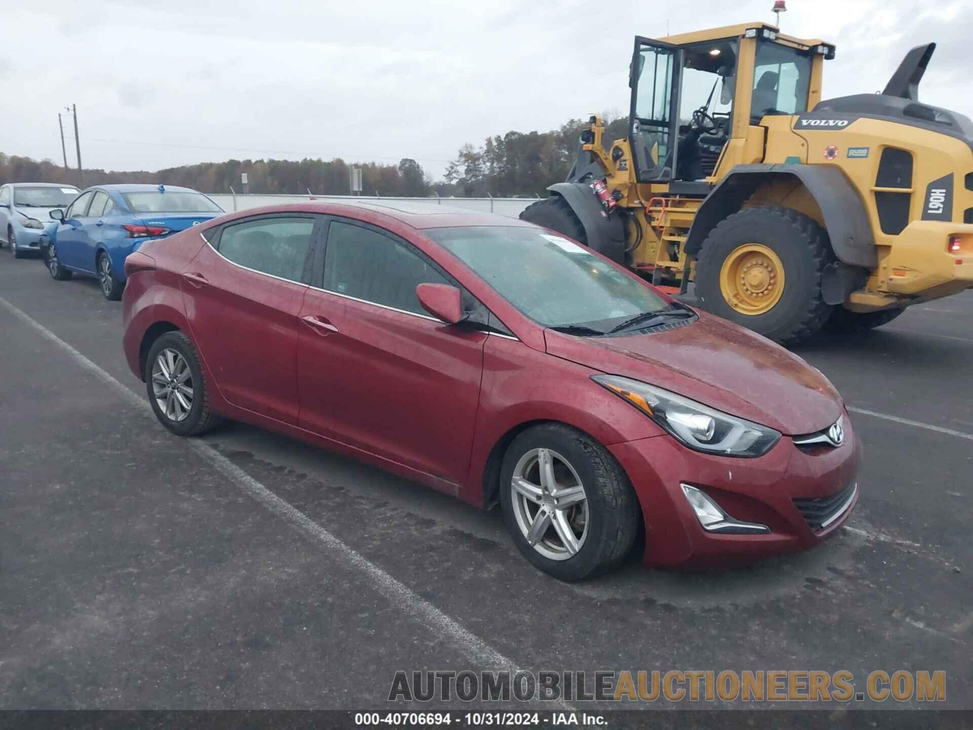 5NPDH4AE2FH627046 HYUNDAI ELANTRA 2015