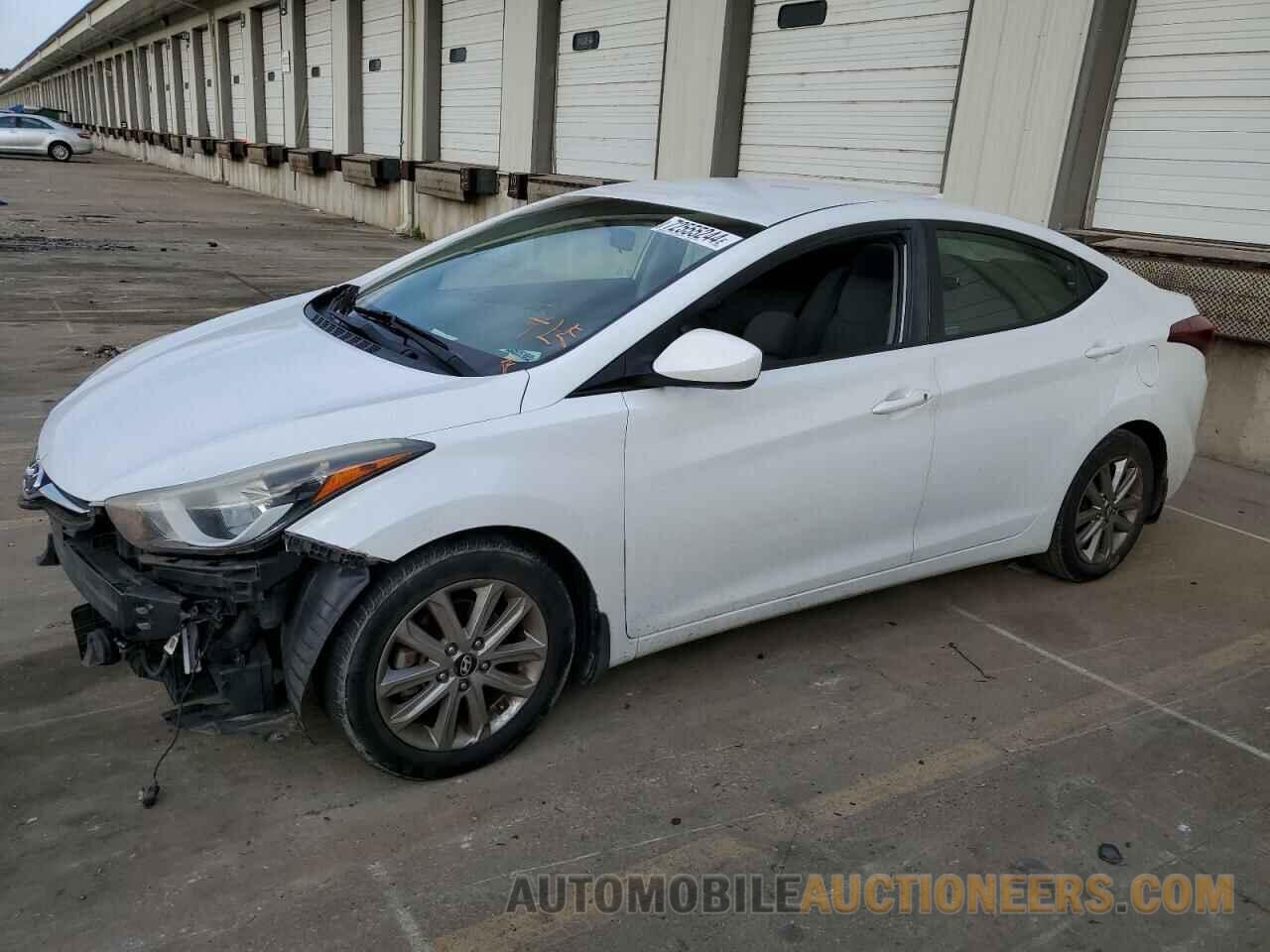 5NPDH4AE2GH662493 HYUNDAI ELANTRA 2016