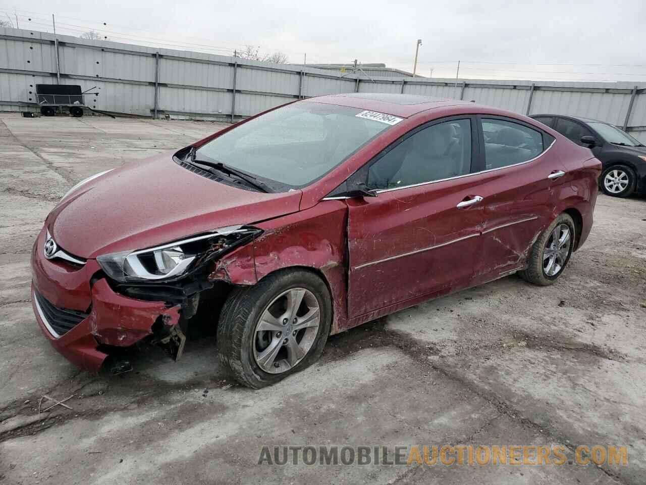 5NPDH4AE2GH674949 HYUNDAI ELANTRA 2016